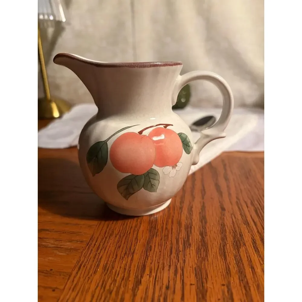 Vintage Mikasa‎ English Countryside Creamer- Fruit Panorama